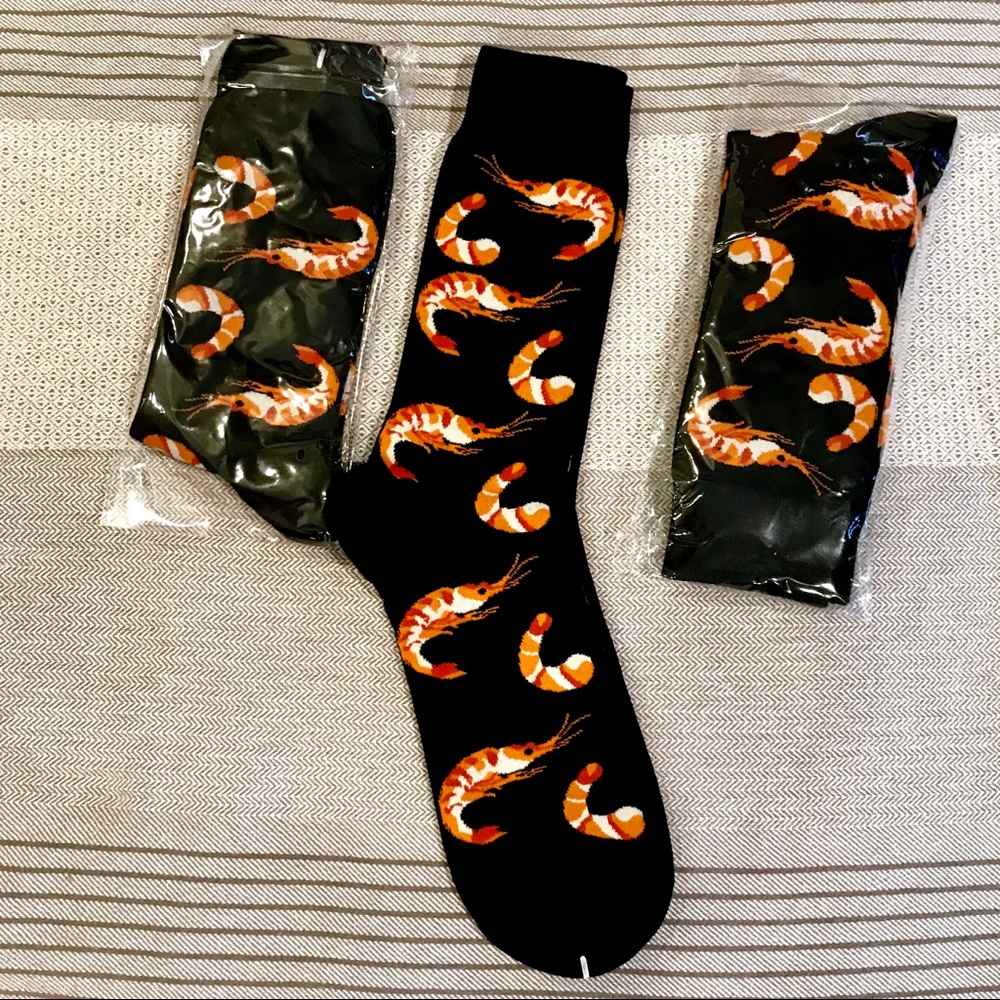 Shrimp Socks Select Any 4 Pair $32 - Picture 2 of 2